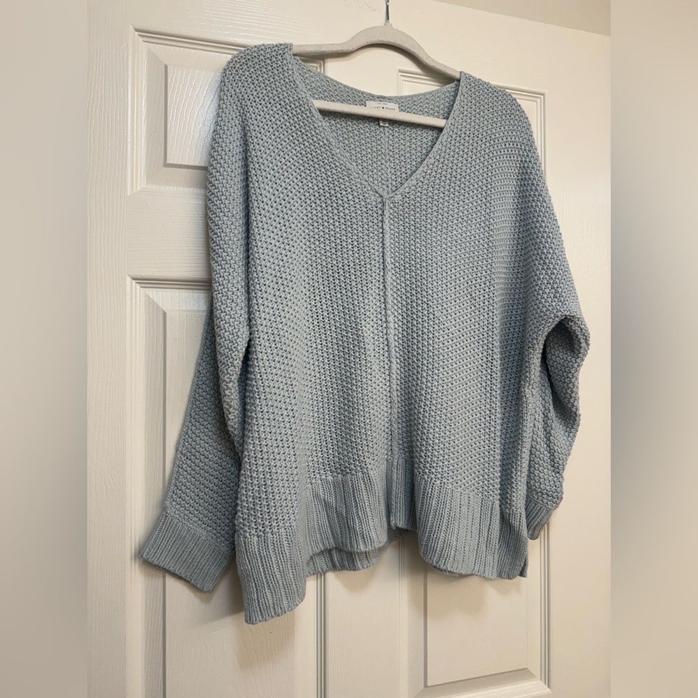 Lucky Brand V-Neck Sweater - Picture 3 of 12